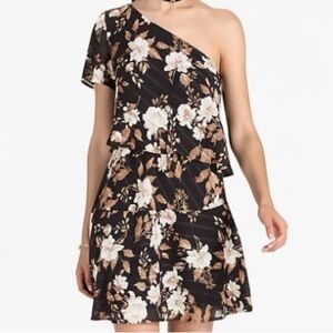 One shoulder mini dress